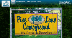 Desktop Screenshot of pinelanecampground.com